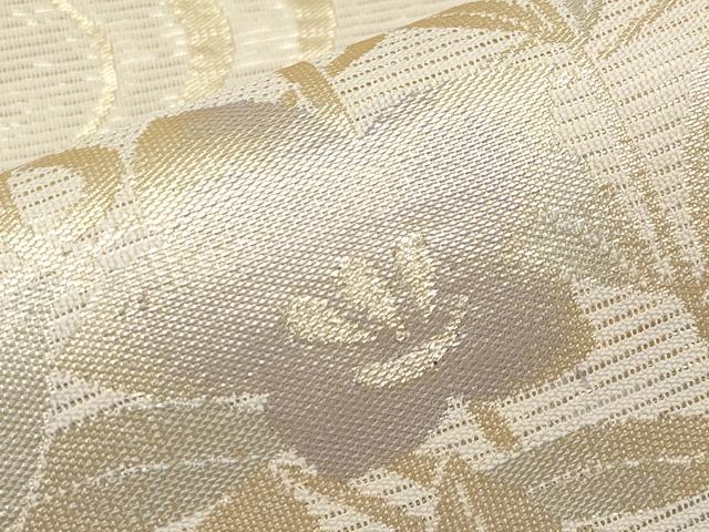 平和屋着物＊夏物　六通柄袋帯　桔梗　金糸　正絹　逸品　未使用　CABK1861tx