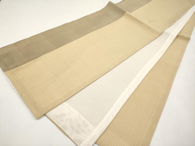 平和屋着物＊夏物　全通柄袋帯　間道　正絹　逸品　CABK1865tx