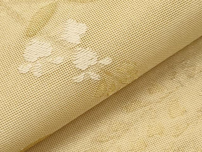平和屋着物＊夏物　西陣　川島織物　六通柄　京袋帯　枝花文　金糸　正絹　逸品　CABK1873tx