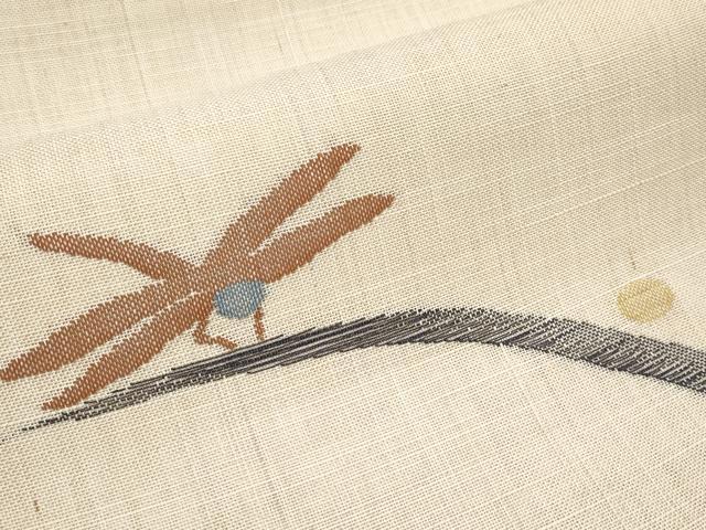 平和屋着物＊夏物　八寸名古屋帯　トンボ　CABK1883tx