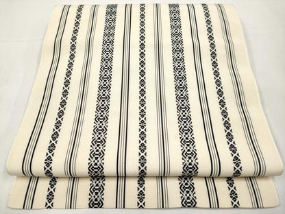 平和屋着物＊夏物　本場筑前博多織　八寸名古屋帯　紗献上　正絹　逸品　CABK1899tx