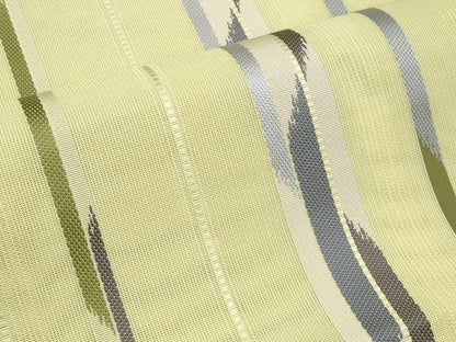 平和屋着物＊夏物　本場筑前博多織　八寸名古屋帯　間道　正絹　逸品　CABK1906tx