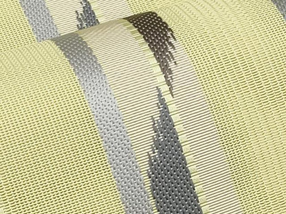 平和屋着物＊夏物　本場筑前博多織　八寸名古屋帯　間道　正絹　逸品　CABK1906tx