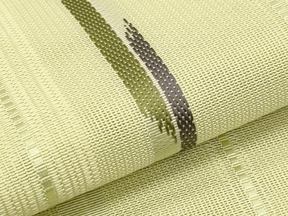 平和屋着物＊夏物　本場筑前博多織　八寸名古屋帯　間道　正絹　逸品　CABK1906tx