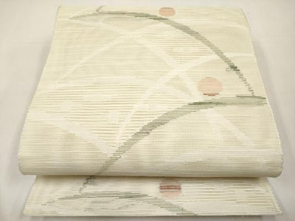 平和屋着物＊夏物　八寸名古屋帯　露芝文　CABK1910tx