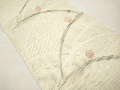 平和屋着物＊夏物　八寸名古屋帯　露芝文　CABK1910tx