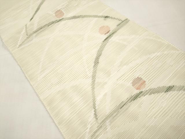 平和屋着物＊夏物　八寸名古屋帯　露芝文　CABK1910tx