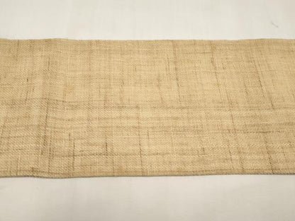 平和屋着物＊夏物　九寸名古屋帯　霞文　麻　逸品　CABK1919tx