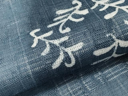 平和屋着物＊夏物　九寸名古屋帯　花倉織　唐草文　銀通し地　麻　逸品　CABK1932tx