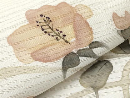 平和屋着物＊夏物　九寸名古屋帯　手描き　枝花文　CABK1940tx