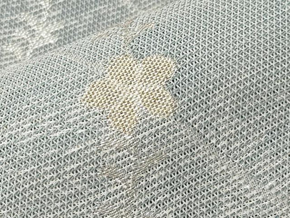 平和屋着物＊夏物　六通柄　京袋帯　花繋ぎ　銀糸　CABK1941tx