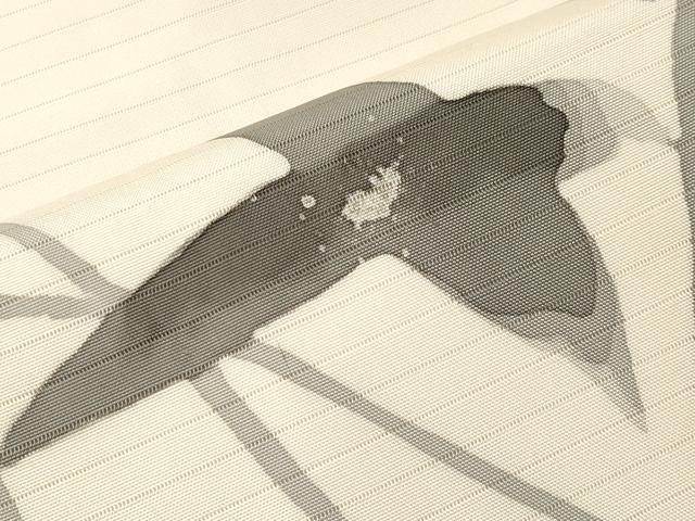 平和屋着物＊夏物　絽塩瀬　九寸名古屋帯　ろうけつ染　草花文　正絹　逸品　CABK1943tx
