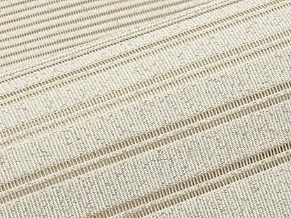 平和屋着物＊夏物　八寸名古屋帯　絽綴れ　横段文　銀糸　正絹　逸品　未使用　CABK1952tx
