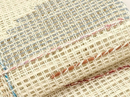 平和屋着物＊夏物　八寸名古屋帯　羅　抽象文　正絹　逸品　CABK1954tx