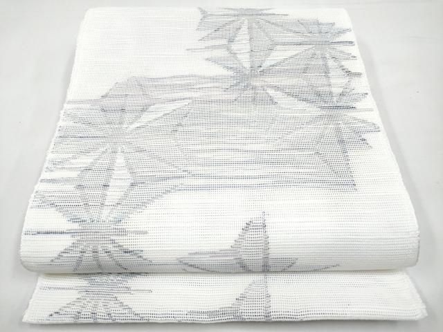 平和屋着物＊夏物　八寸名古屋帯　麻の葉文様　CABK1961tx