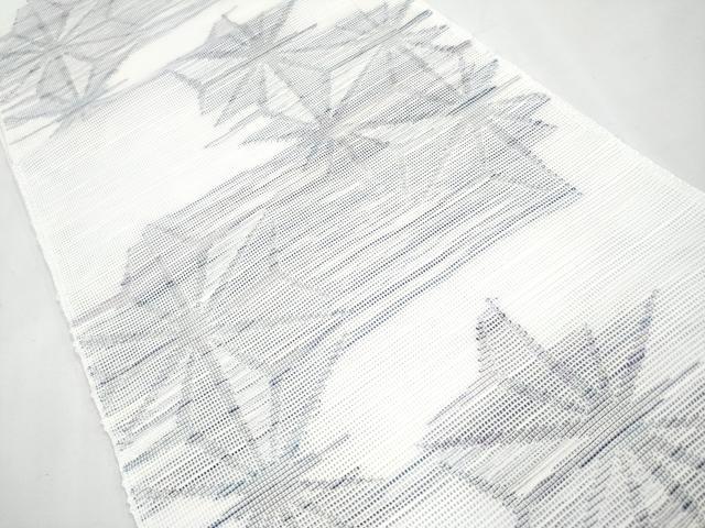 平和屋着物＊夏物　八寸名古屋帯　麻の葉文様　CABK1961tx