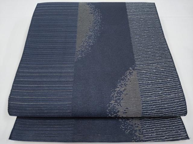 平和屋着物＊夏物　八寸名古屋帯　間道　CABK1962tx