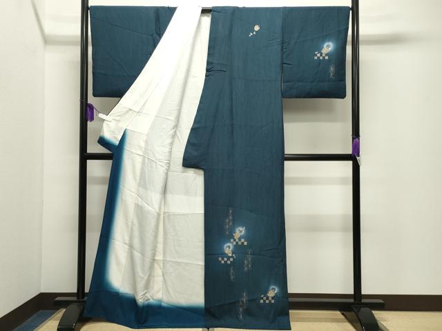 平和屋着物●訪問着　駒刺繍　成り物　蛍暈し　金彩　正絹　逸品　CABK2003gh