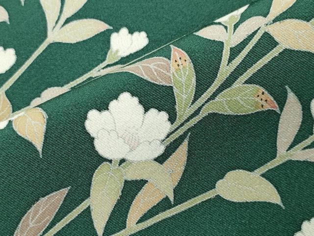 平和屋着物●訪問着　友禅　作家物　枝花文　正絹　逸品　CABK2008gh