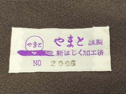 平和屋着物●十日町名門青柳高級ブランド大喜百花　訪問着　刺繍　草花文　暈し染め　金彩　やまと誂製　正絹　逸品　未使用　CABK2014gh