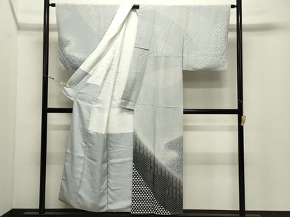 平和屋着物●伝統工芸士　築山政春　訪問着　吉祥花文　正絹　逸品　CABK2016gh
