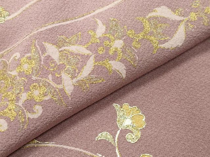 平和屋着物●京の匠日展作家　丹下雄介　訪問着　刺繍　正倉院花唐草文　金彩　正絹　逸品　CABK2018gh