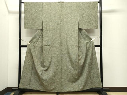 平和屋着物●上質な小紋　成り物　正絹　逸品　CABK2029gh