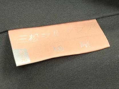 平和屋着物●上質な小紋　雪輪重ね文　正絹　逸品　CABK2035gh