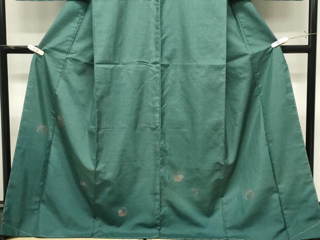 平和屋着物●本場縞大島紬　訪問着　花丸文　ますいわ屋扱い　ロング丈　正絹　逸品　未使用　CABK2042gh