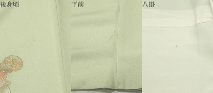 平和屋着物●訪問着　鉾花文　暈し染め　金銀彩　正絹　逸品　CABK2047gh