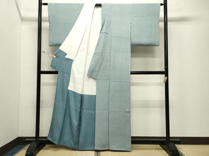 平和屋着物●江戸小紋　作家物　鮫小紋柄　正絹　逸品　CABK2052gh