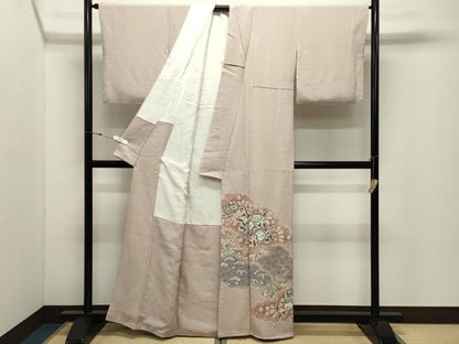 平和屋着物●色留訪問着　辻が花　絞り　正絹　逸品　CABK2055gh