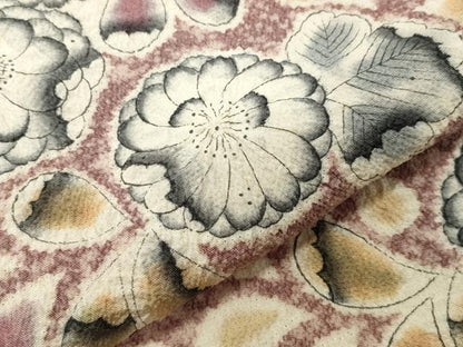 平和屋着物●色留訪問着　辻が花　絞り　正絹　逸品　CABK2055gh