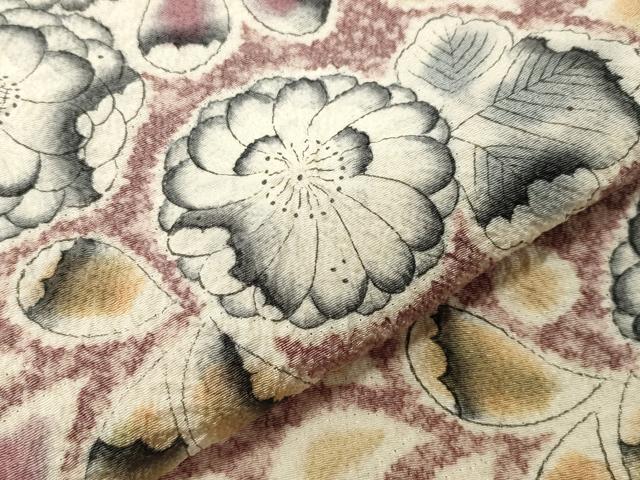 平和屋着物●色留訪問着　辻が花　絞り　正絹　逸品　CABK2055gh