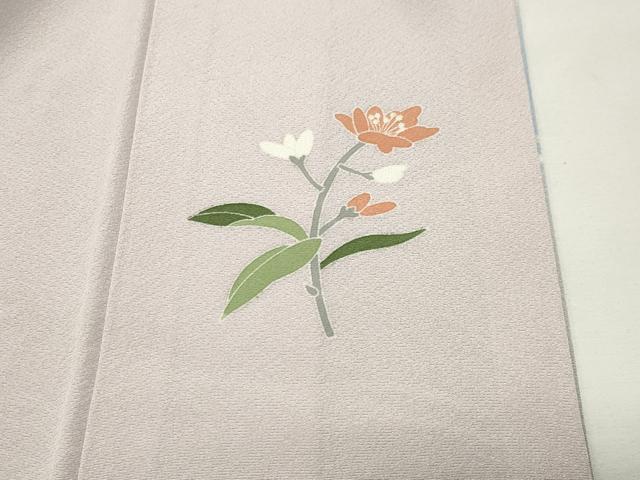 平和屋着物●訪問着　友禅　作家物　草花文　暈し染め　さが美扱い　正絹　逸品　CABK2057gh