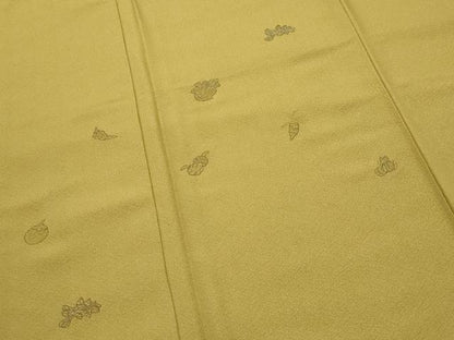 平和屋着物●訪問着　総刺繍　成り物　金糸　正絹　逸品　未使用　CABK2077gh