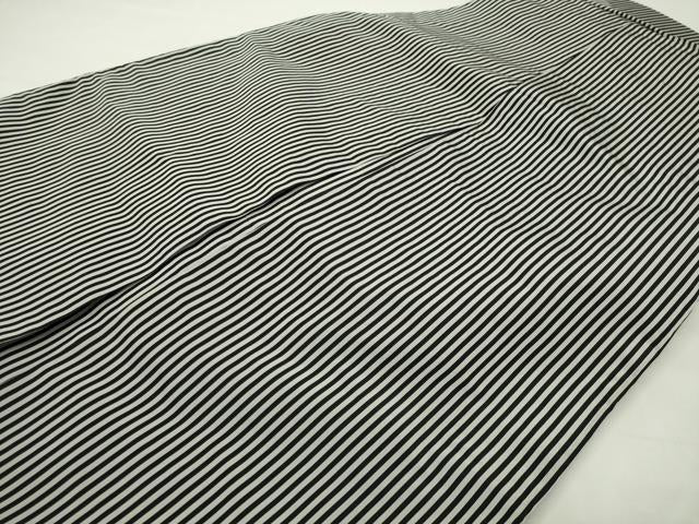 平和屋着物●男性　行灯袴　縞　黒地　洗える着物　CABK2081gh