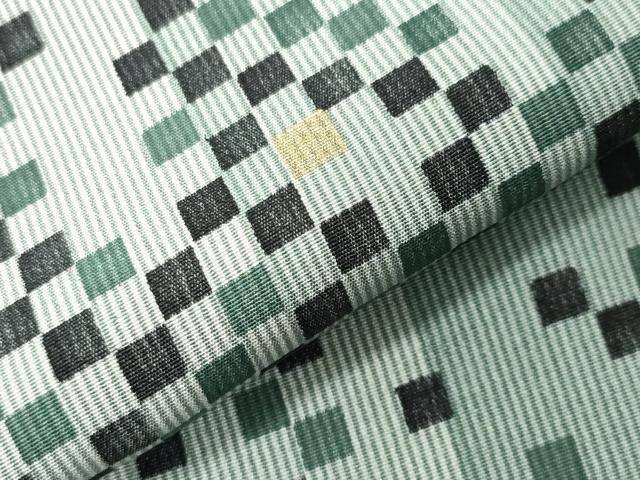 平和屋着物●訪問着　作家物　幾何学文様　金彩　さが美扱い　正絹　逸品　CABK2089gh
