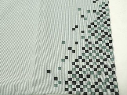 平和屋着物●訪問着　作家物　幾何学文様　金彩　さが美扱い　正絹　逸品　CABK2089gh