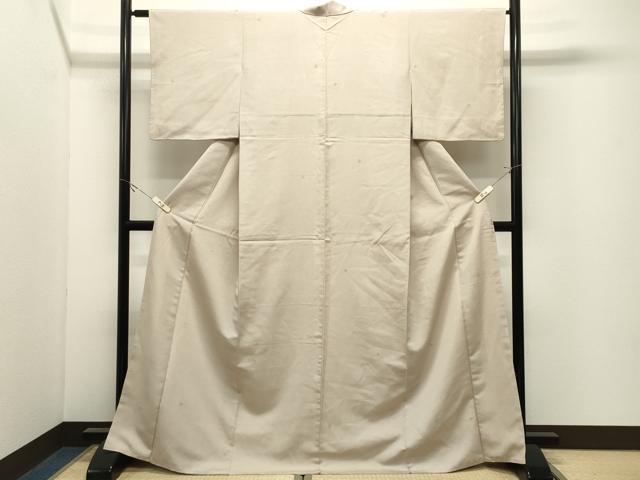 平和屋着物●上質な小紋　舞花文　金彩　正絹　逸品　CABK2091gh