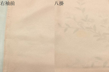 平和屋着物●訪問着　籬枝花文　暈し染め　金銀彩　正絹　逸品　CABK2093gh