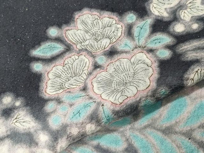平和屋着物●十日町　名門　滝泰謹製　訪問着　辻が花　暈し染め　金通し地　ロング丈　正絹　逸品　CABK2111gh