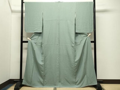 平和屋着物●上質な小紋　菱文　正絹　逸品　未使用　CABK2119gh