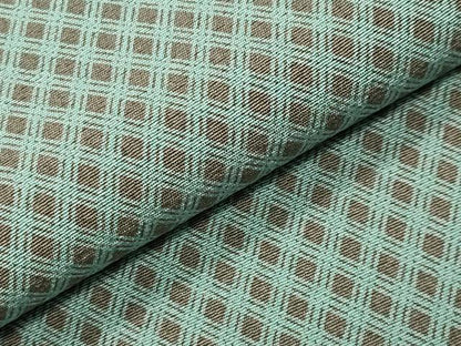平和屋着物●上質な小紋　菱文　正絹　逸品　未使用　CABK2119gh