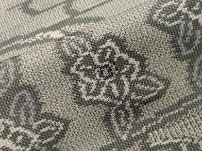 平和屋着物●本場大島紬　総絣　風景花文　正絹　逸品　CABK2120gh