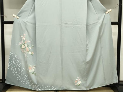 平和屋着物●訪問着　友禅　花籠文　暈し染め　正絹　逸品　未使用　CABK2121gh