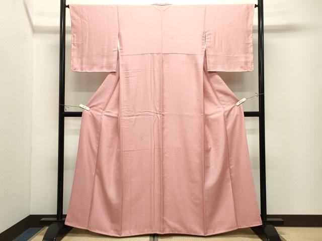平和屋着物●上質な小紋　草花文　正絹　逸品　未使用　CABK2125gh