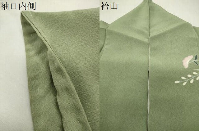 平和屋着物●訪問着　友禅　作家物　童子遊び　正絹　逸品　CABK2133gh