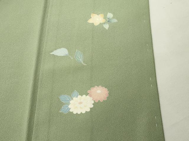 平和屋着物●訪問着　友禅　作家物　童子遊び　正絹　逸品　CABK2133gh