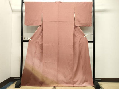 平和屋着物●訪問着　霞文　暈し染め　ロング丈　正絹　逸品　未使用　CABK2135gh